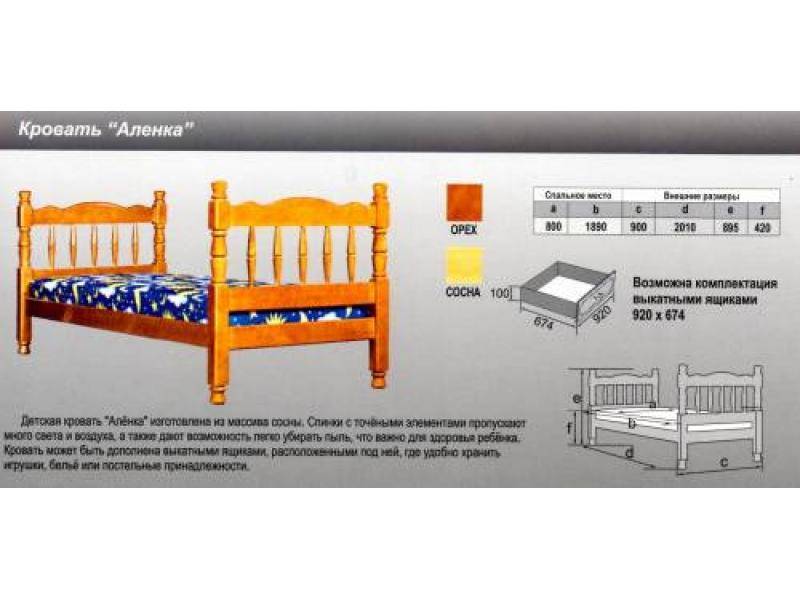 кровать аленка в Ангарске