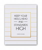 постер keep your heels а3 в Ангарске