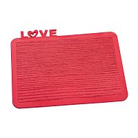 разделочная доска happy board love, красная в Ангарске