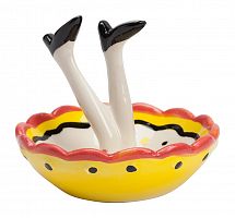 подставка для колец skirt & legs желтая в Ангарске