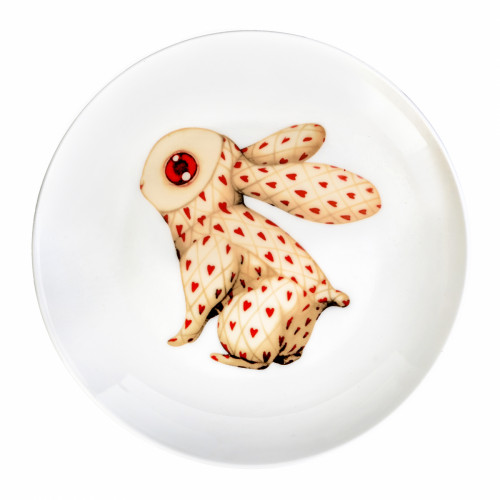 тарелка сумасшедший кролик карточный в Ангарске