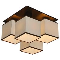 потолочная люстра arte lamp quadro a4402pl-4bk в Ангарске