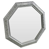 зеркало серебряное восьмиугольное с декором sparkle silver в Ангарске