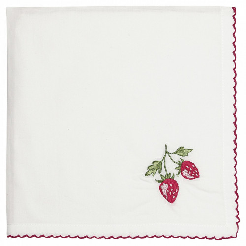 салфетка strawberry red w/embroidery в Ангарске