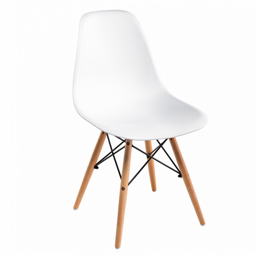 стул деревянный eames pc-015 white в Ангарске