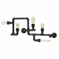 потолочная люстра ideal lux plumber pl5 nero в Ангарске