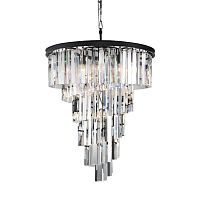 люстра helix clear от delight collection прозрачная/черная в Ангарске
