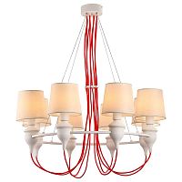 подвесная люстра arte lamp sergio a3325lm-8wh в Ангарске