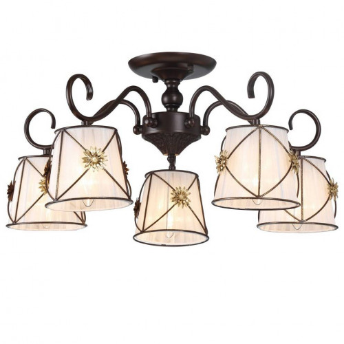 потолочная люстра arte lamp 72 a5495pl-5br в Ангарске