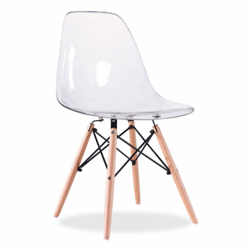 стул деревянный pc-015 прозрачный (eames style) в Ангарске