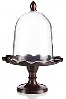 сервировочный поднос с куполом crystal dome dark в Ангарске