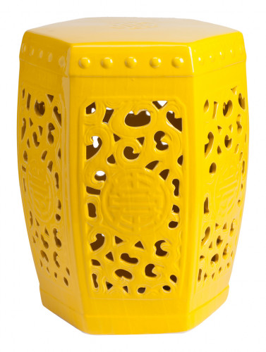 керамический столик-табурет design stool yellow в Ангарске