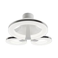 потолочный светодиодный светильник idlamp jenevra 397/3pf-ledwhitechrome в Ангарске