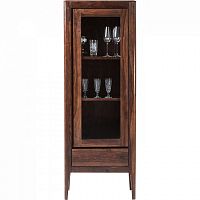 шкаф-витрина brooklyn walnut коричневый 65x40 в Ангарске