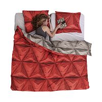 постельное белье оригами красный (200*220) в Ангарске