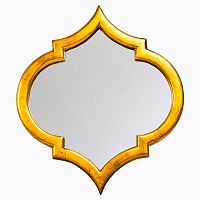 зеркало золотое фигурное 52х59 см доминик в Ангарске