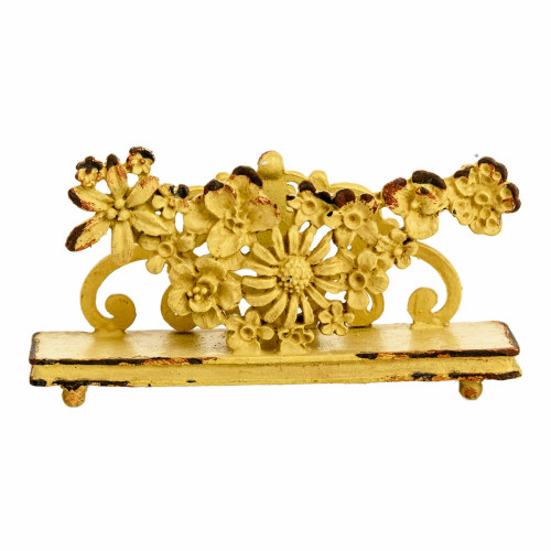 подставка для визиток pewter flower золотой в Ангарске
