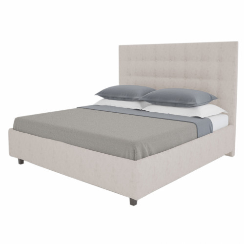 кровать двуспальная 180х200 серая royal black в Ангарске