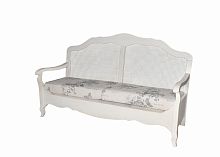 французкая лавочка mobilier de maison серо-белая в Ангарске