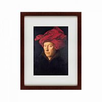 картина: portrait of a man in a chaperon (self-portrait), 1433 в Ангарске