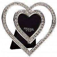 фоторамка двойное сердце 10,2х1,5х10,2 в Ангарске