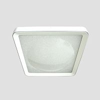 потолочный светодиодный светильник ambrella light orbital crystal sand fs1216 wh/wh 72w+29w d500*500 в Ангарске