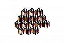 ковер parquet hexagon orange 305x188 от gan в Ангарске