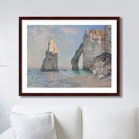 картина: the rock needle and the porte d'aval, 1885г. в Ангарске