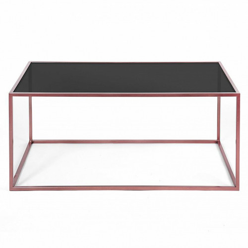 стол журнальный darmian into copper черное стекло в Ангарске