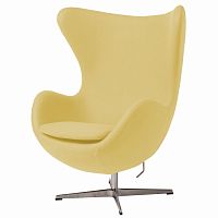 кресло egg chair желтое в Ангарске