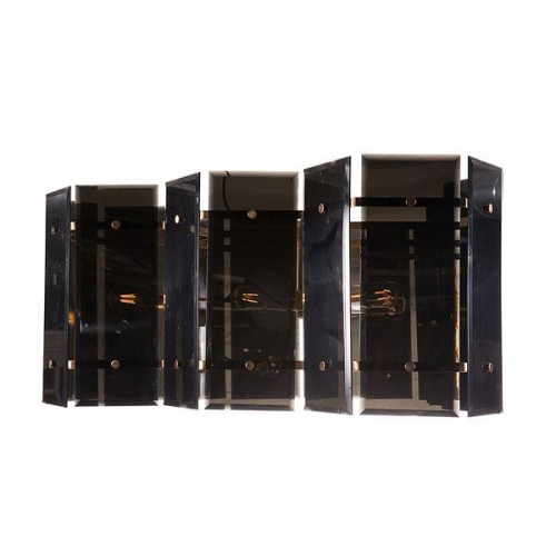 люстра colorgloss чёрная, золото в Ангарске