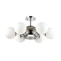 потолочная люстра odeon light miolla 3972/7c белая в Ангарске