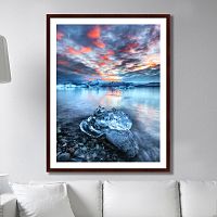 картина iceland coast 100х78,5 см в Ангарске
