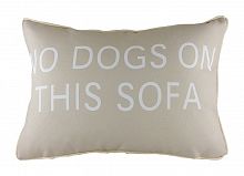 подушка с надписью no dogs on this sofa в Ангарске