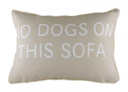 подушка с надписью no dogs on this sofa в Ангарске