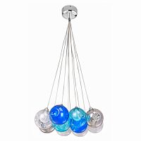 люстра bocci blue 10 прозрачное, голубое, пепельное стекло в Ангарске
