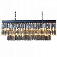 люстра odeon l80 black&glass черная, прозрачное в Ангарске