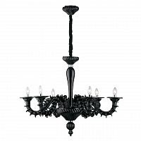 подвесная люстра ideal lux ca rezzonico sp6 nero в Ангарске