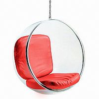 кресло bubble chair красное в Ангарске