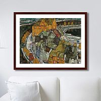 картина: crescent of houses ii (island_town), 1915г. в Ангарске