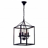 дизайнерская подвесная люстра spot light cage 9810404 черная в Ангарске