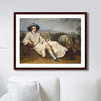 картина: goethe in the roman campagna, 1787г. в Ангарске