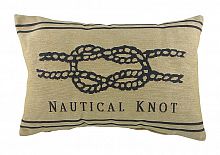 подушка с морским узлом nautical knot natural в Ангарске