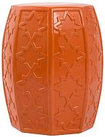 керамический столик-табурет garden stool оранжевый в Ангарске