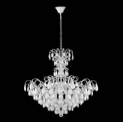 подвесная люстра crystal lux sevilia sp9 silver в Ангарске