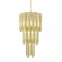 люстра gigi 7 gold от delight collection прозрачная/золото в Ангарске