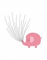 постер pink elephant а4 в Ангарске