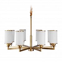 люстра brch9040-8 от delight collection белая/золото в Ангарске