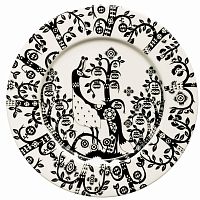 тарелка taika черно-белая в Ангарске