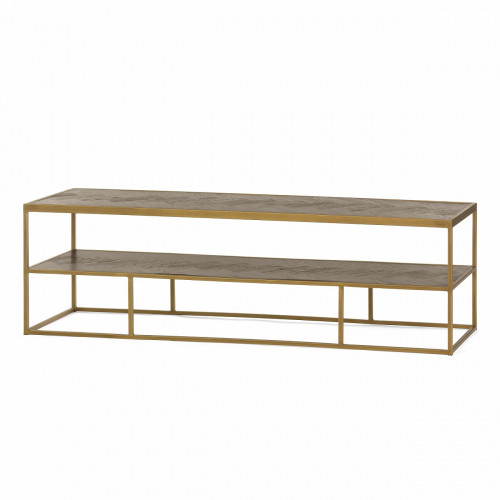 консоль на металлических ножках коричневая pero в Ангарске